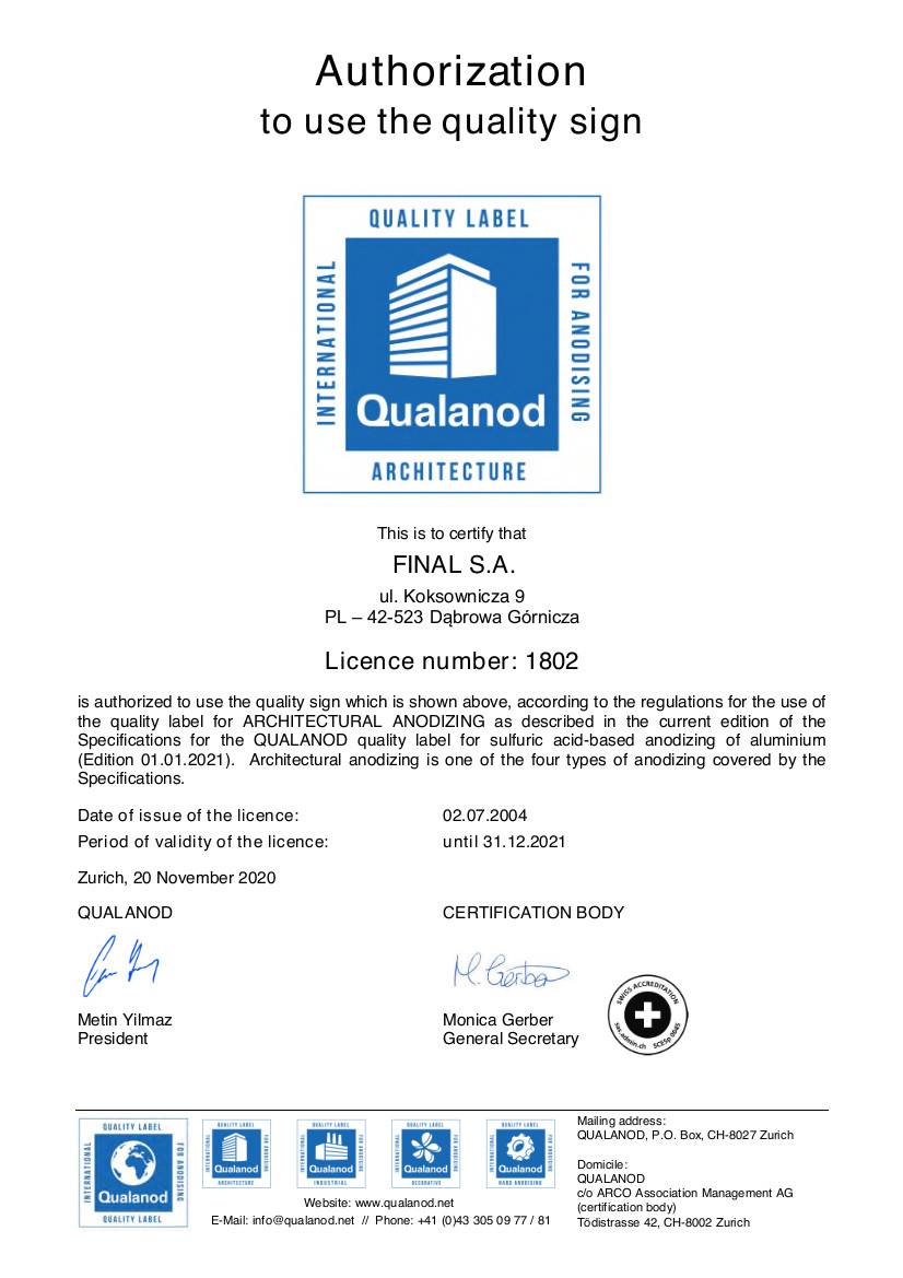 QND Qualipol Certificates